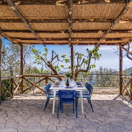Villa Rusinella Minimalist Retreat With Sea Views Massa Lubrense Exterior foto