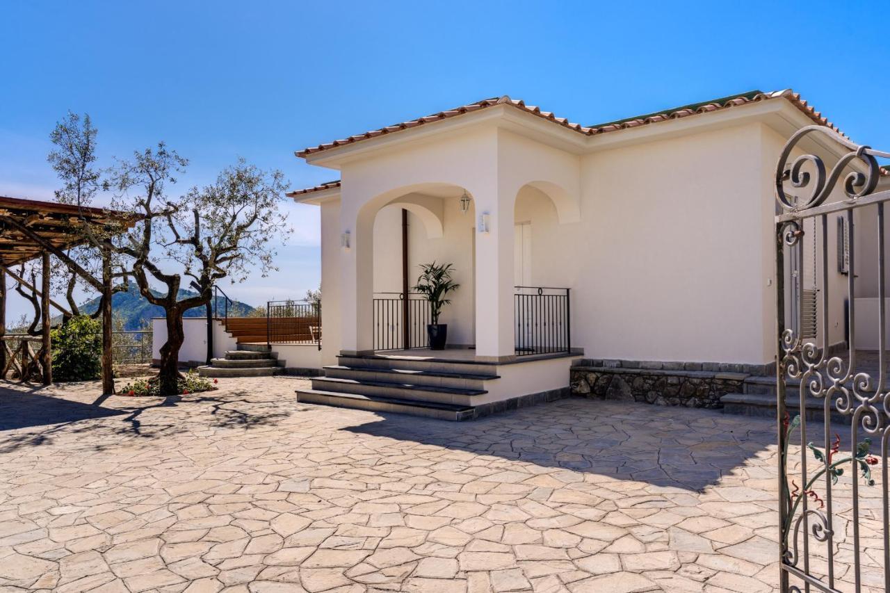 Villa Rusinella Minimalist Retreat With Sea Views Massa Lubrense Exterior foto