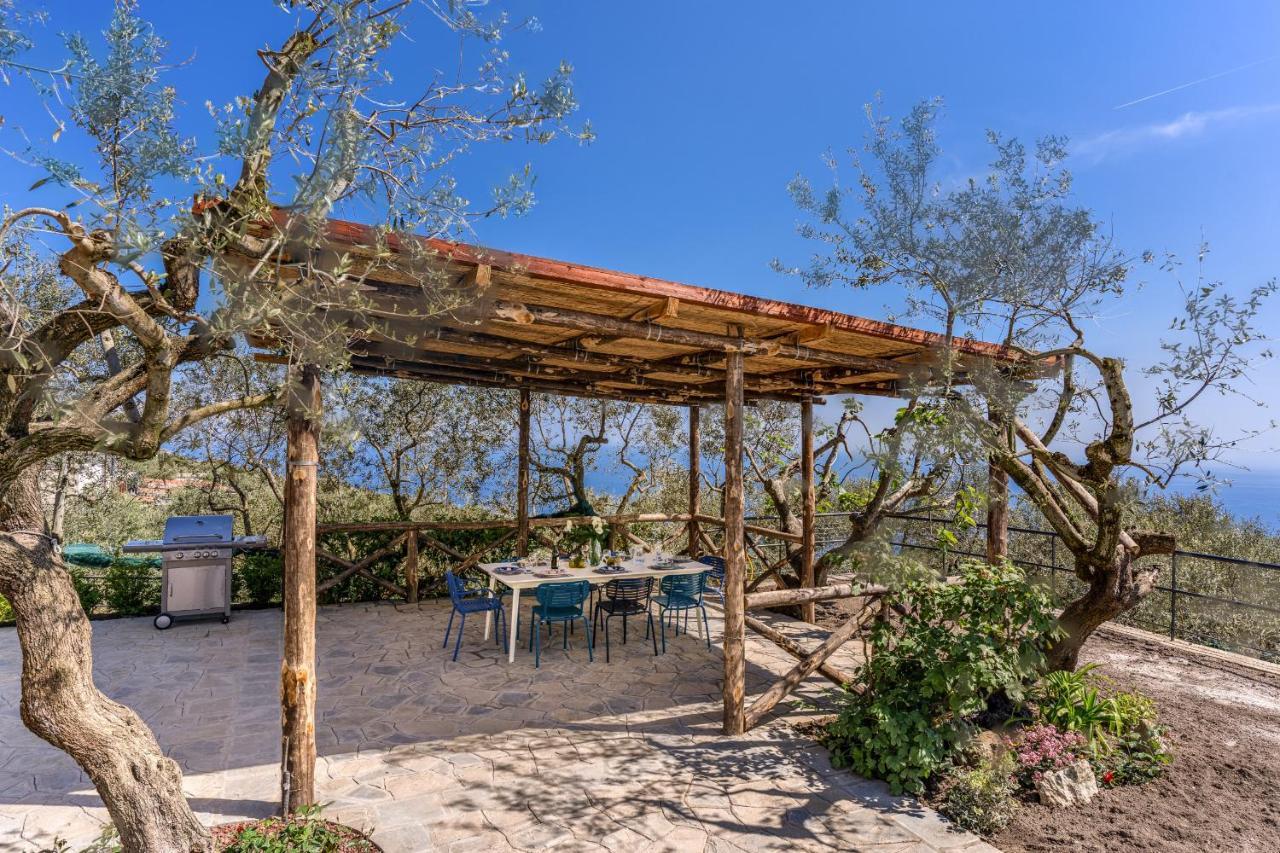 Villa Rusinella Minimalist Retreat With Sea Views Massa Lubrense Exterior foto